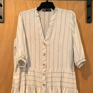 White linen Zara mini 🥰